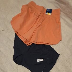 Old Navy Ladies' Coral and Navy Shorts